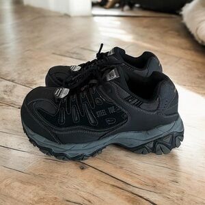 Skechers Men's Cankton Steel Toe Electrical Hazard Construction Shoes SZ 11